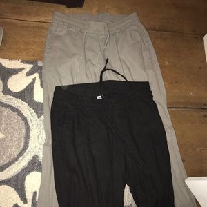 2 old navy pants, AEO pants, forever 21 body suit